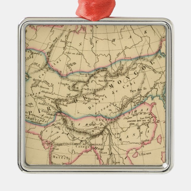 Ornement En Métal Empire des Mongols (Devant)