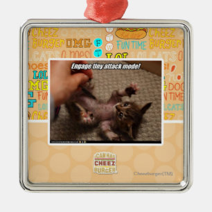 Ornement En Métal Engagez le mode minuscule d'attaque !