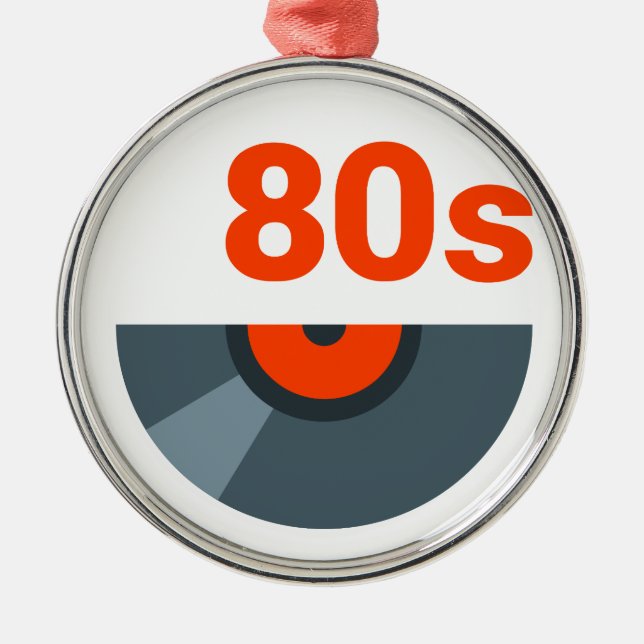 Ornement En Métal Enregistrement musical des années 80 Rock 1980 (Devant)