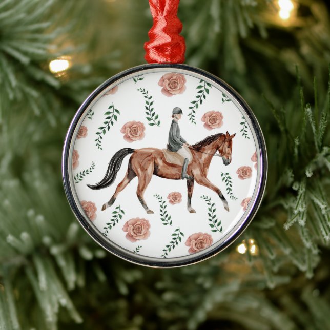 Ornement En Métal Equestrian Christmas Ornament Keepsake (Arbre)