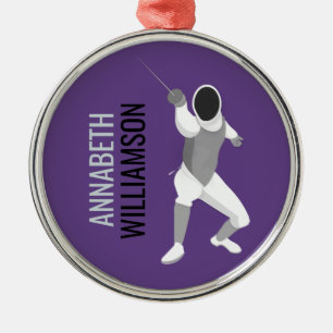 Ornement En Métal Escrime