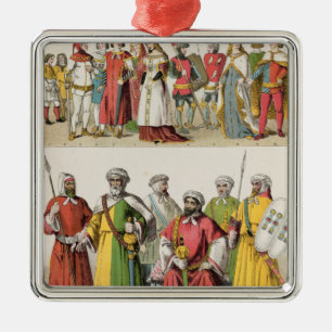 Ornement En Métal Espagnol et robe maure