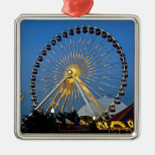 Ornement En Métal États-Unis, Illinois, Chicago, Cityscapes, éclaira