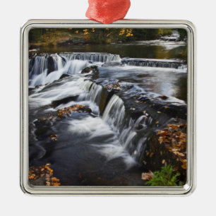 Ornement En Métal États-Unis, Michigan, Upper Peninsula. Bond Falls 