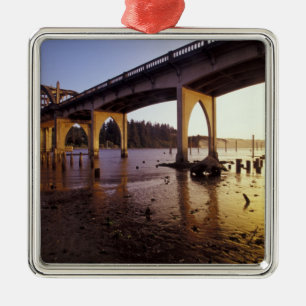 Ornement En Métal États-Unis, Oregon, Florence. Pont de Siuslaw et
