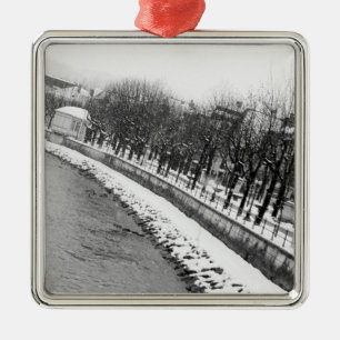 Ornement En Métal Europe, Autriche, Salzbourg. La rive de la rivière