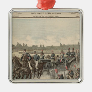 Ornement En Métal Examen des troupes