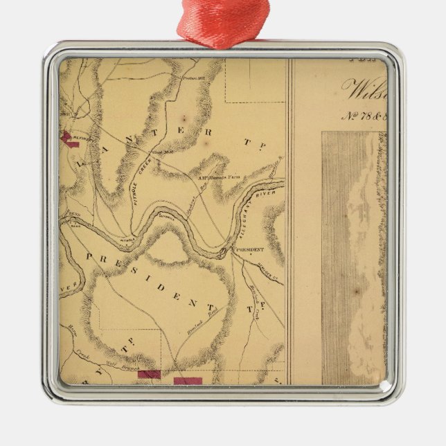 Ornement En Métal Exploitation et référence Co de Humboldt (Devant)