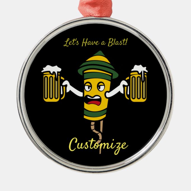 Ornement En Métal Faisons une Explosion Thunder-Cove (Devant)