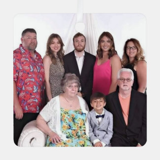 Ornement En Métal Famiy