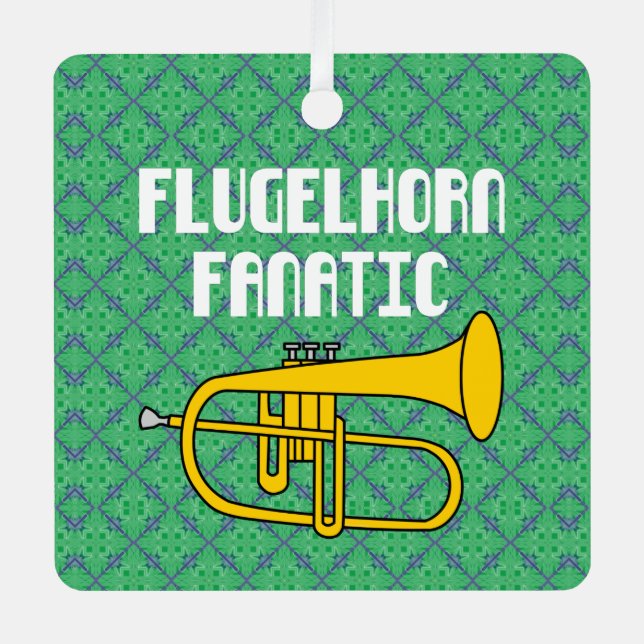 Ornement En Métal Fanatique Flugelhorn (Recto)