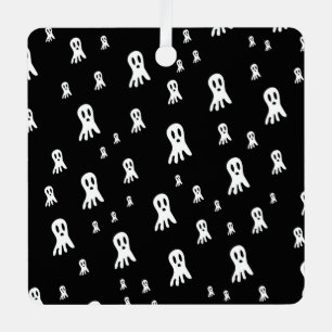 Ornement En Métal Fantômes sombres d'Halloween