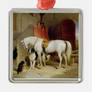 Ornement En Métal Favourites de prince George (huile sur la toile)