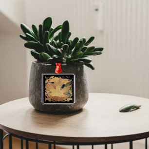 Ornement En Métal Feuilles d'automne cadre de mosaïque