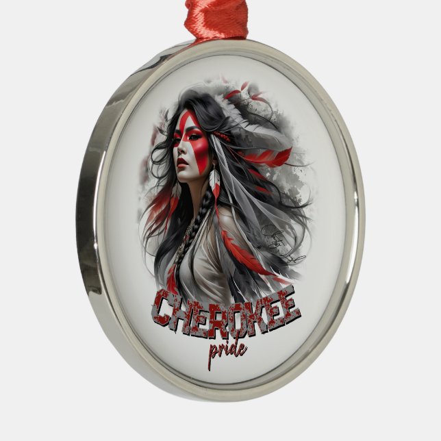 Ornement En Métal Fierté Cherokee (Droite)