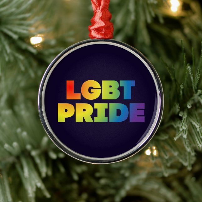 ORNEMENT EN MÉTAL FIERTÉ LGBT (Arbre)