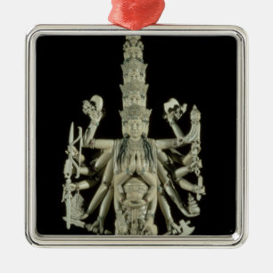 Ornement En Métal Figure de la déesse indoue Kali