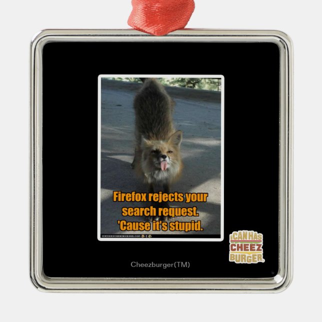 Ornement En Métal Firefox rejette (Devant)