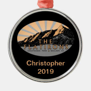 Ornement En Métal Flatirons, Chautauqua Park, Boulder Colorado