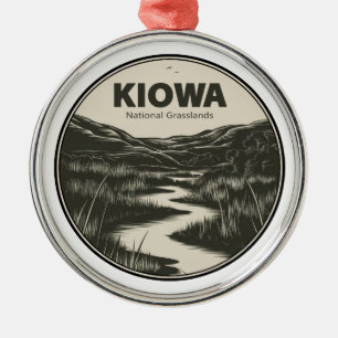 Ornement En Métal Flux national des Prairies de Kiowa