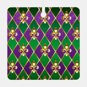 Ornement En Métal Fond de bijoux Mardi Gras