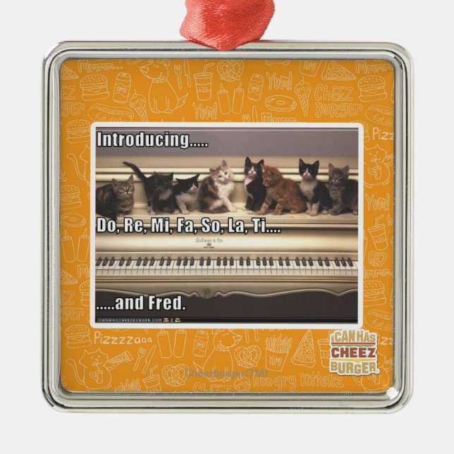 Ornement En Métal Font, le Re, MI, fa, ainsi, La, Ti, Fred (Devant)