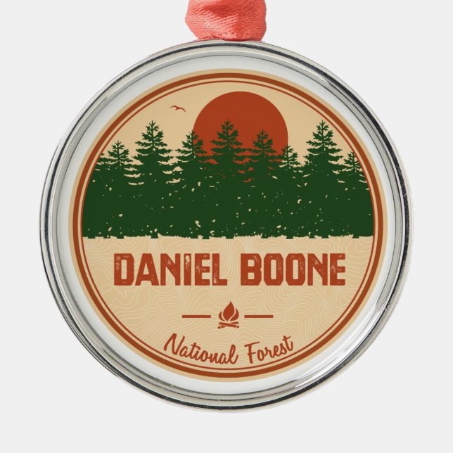 Ornement En Métal Forêt nationale Daniel Boone (Devant)