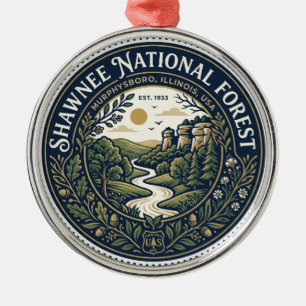 Ornement En Métal Forêt nationale de Shawnee USA
