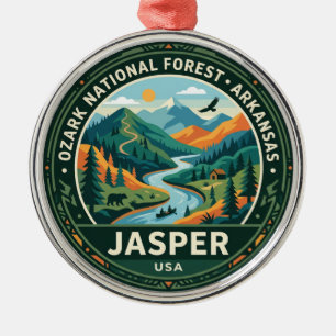 Ornement En Métal Forêt nationale d'Ozark USA