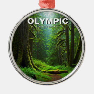 Ornement En Métal forêt pluviale de Hoh du parc national olympique d