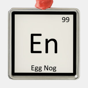 Ornement En Métal Fr - Symbole de table périodique de la chimie des