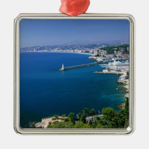 Ornement En Métal France, Nice, vue aérienne du port