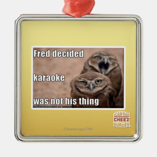 Ornement En Métal Fred a décidé (Devant)