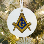 Ornement En Métal Freemason Masonic Carré et Compass Freemasony<br><div class="desc">Freemason,  ornement masonique. Carré et boussole,  franc-maçonnerie,  or. Masonique,  freemason,  freemasons,  maçon,  maçons,  Noël.</div>