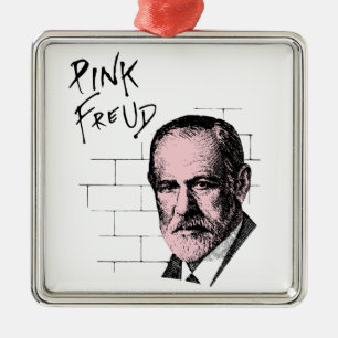 Ornement En Métal Freud rose Sigmund Freud
