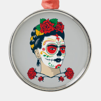 Ornement En Métal Frida Kahlo | El Día de los Muertos