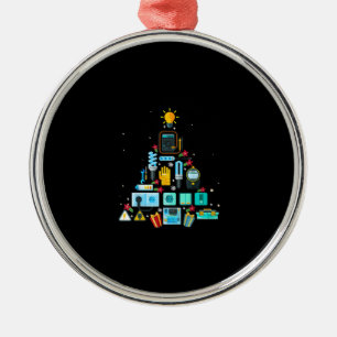 Ornement En Métal Funny Electrician