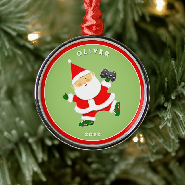 Ornement En Métal Gamer vidéo Collectif (Arbre)