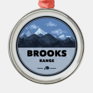 Ornement En Métal Gamme Brooks Alaska Camping