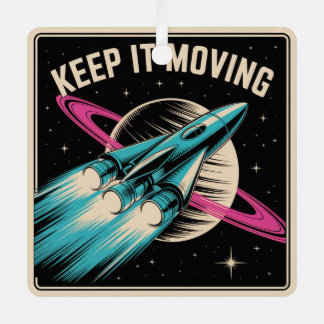 Ornement En Métal Gardez-le en mouvement