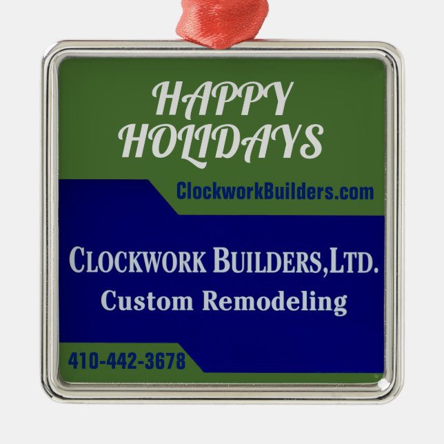 Ornement En Métal Générateurs de horloge (Devant)