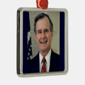 Ornement En Métal George H. W. Bush 41e Président (Droite)