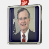 Ornement En Métal George H. W. Bush 41e Président (Gauche)