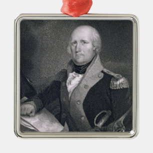 Ornement En Métal George Rogers Clark (1752-1818) gravé par Thomas
