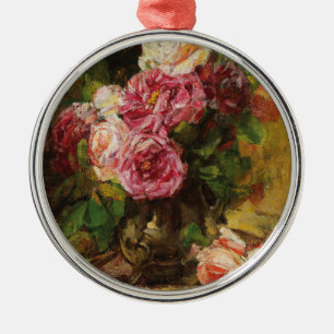 Ornement En Métal Georges Jeannin Roses Vintages