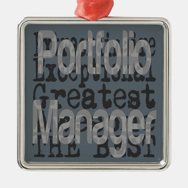 Ornement En Métal Gestionnaire de portefeuille Extraordinaire (Devant)