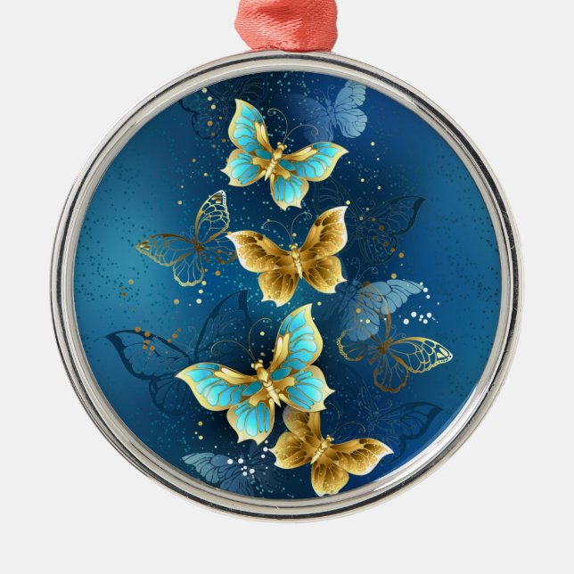 Ornement En Métal Golden butterflies (Devant)