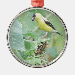 Ornement En Métal Goldfinch Grunge