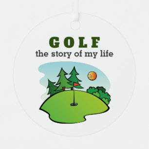 Ornement En Métal Golf the story of my life funny