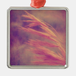 Ornement En Métal Grass Seed Purple Haze Digital Art